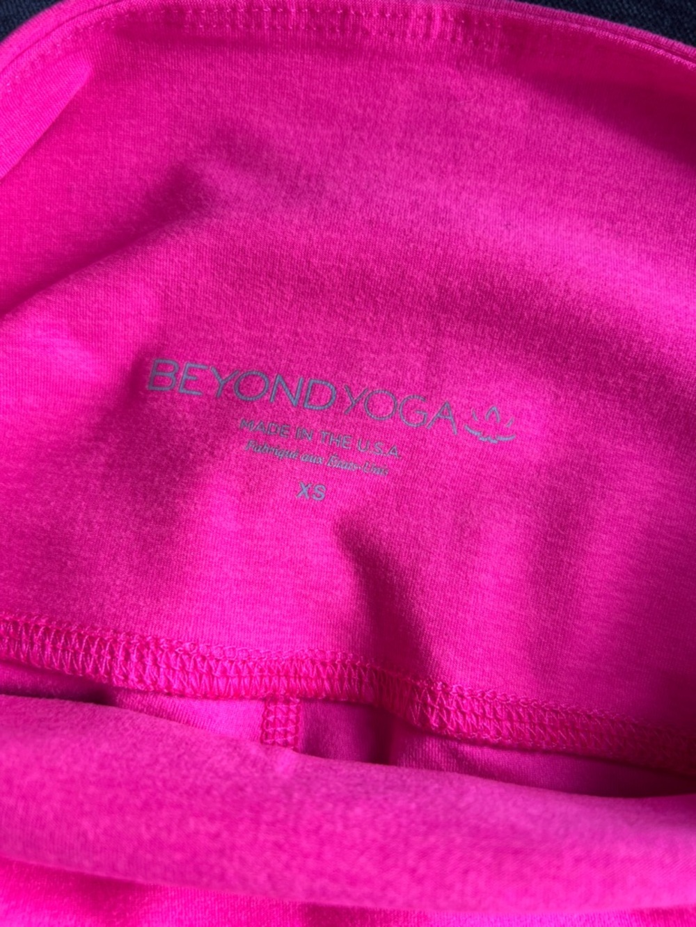 Beyond yogaHot Pink Two-Piece Knit Set - Crop Tank & Pants - Picture 3 of 3